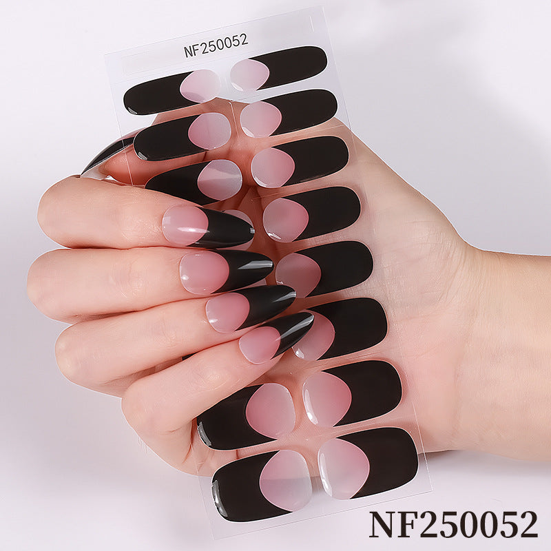 Blumenmuster Nagel Wraps