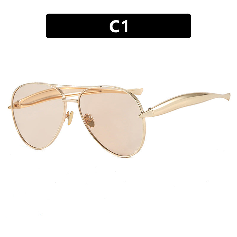 Damen Piloten-Sonnenbrille mit eleganten Akzenten und schützendem UV-Filter Brehn
