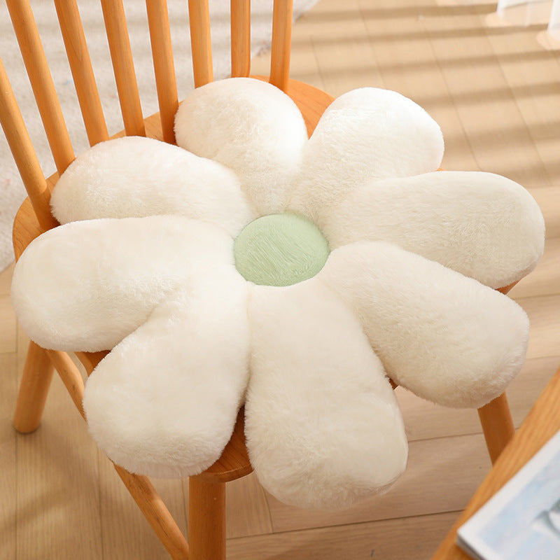 Plüsch Sitzkissen in Blumenform Brehn