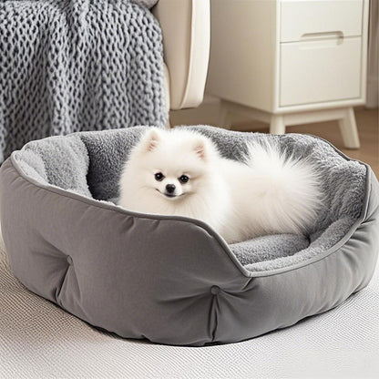 Gemütliches Plüsch-Hundebett