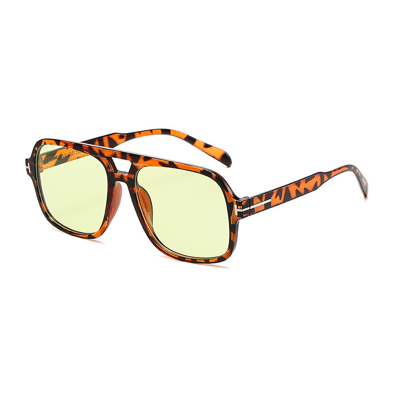 Damen Modische quadratische Sonnenbrille mit robustem Rahmen Brehn