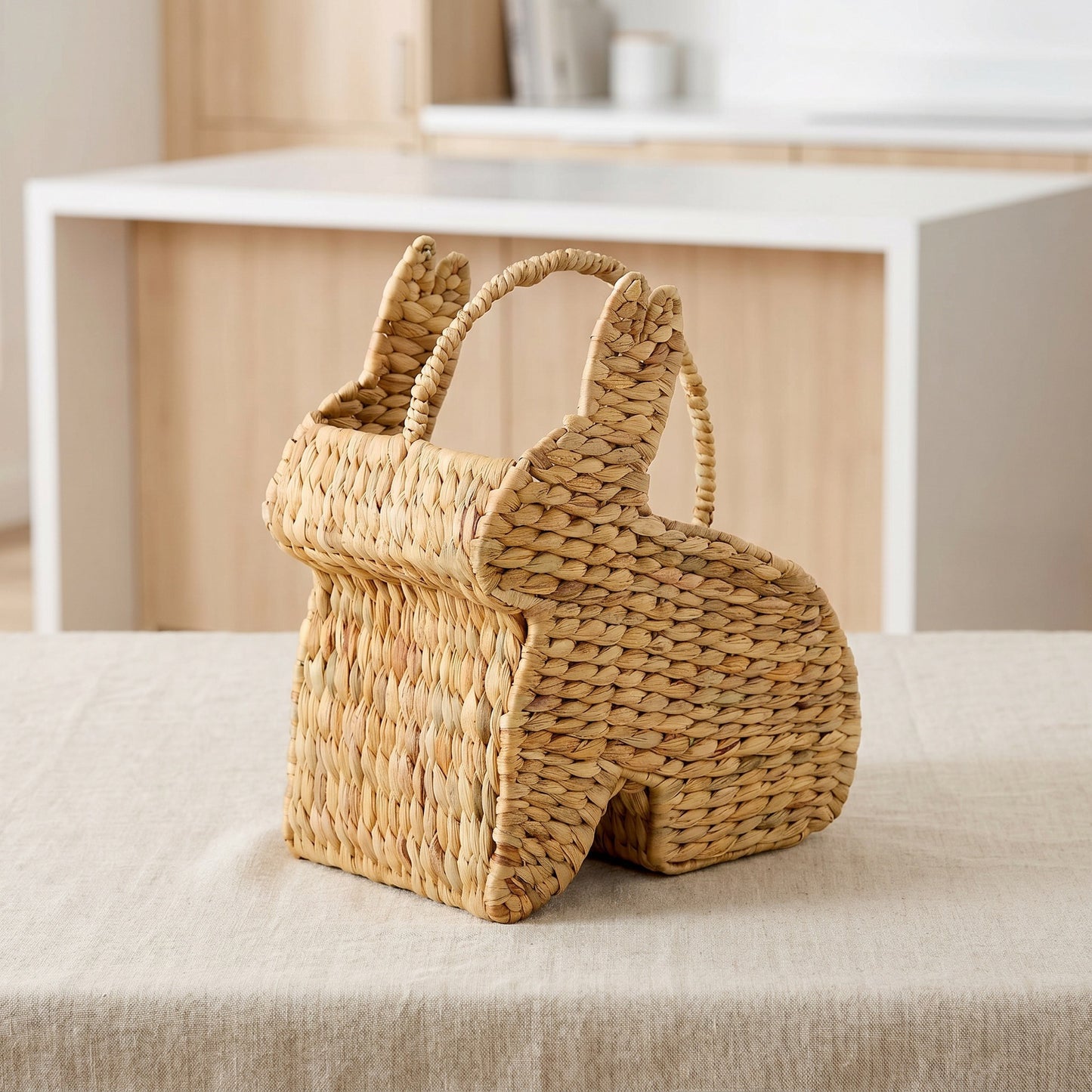 Verspielter Osterkorb Im Hasen Design Brehn