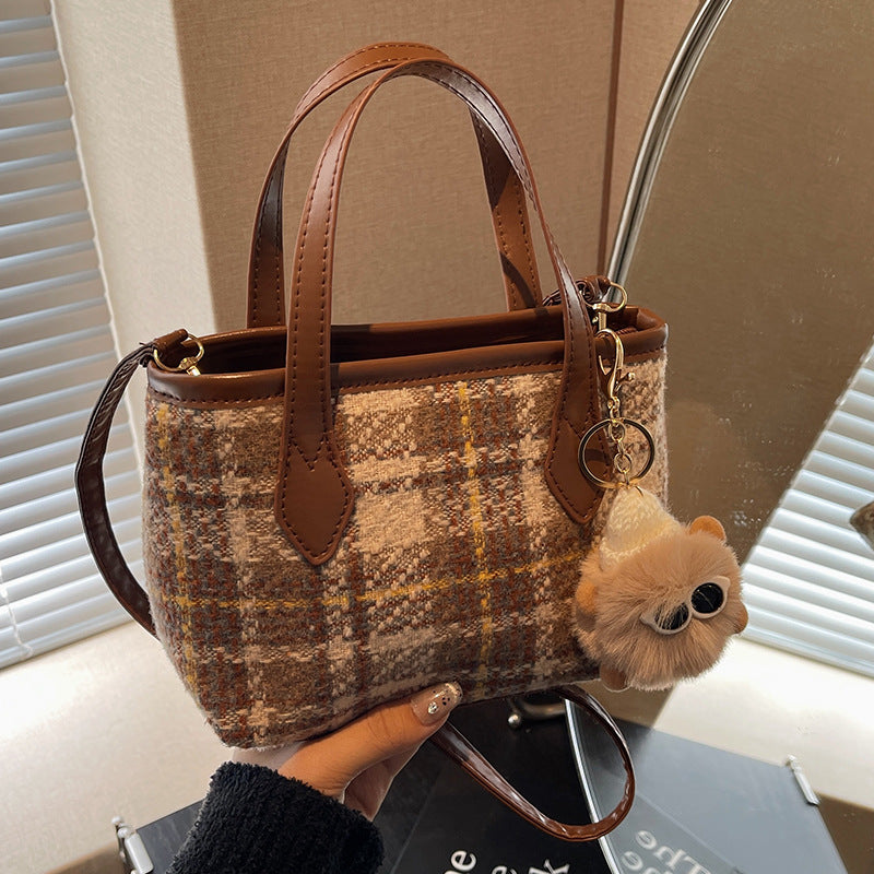 Karo Handtasche