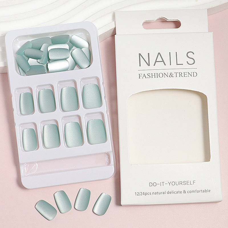 DIY natürliche Finish Press-On Nagelspitzen Brehn