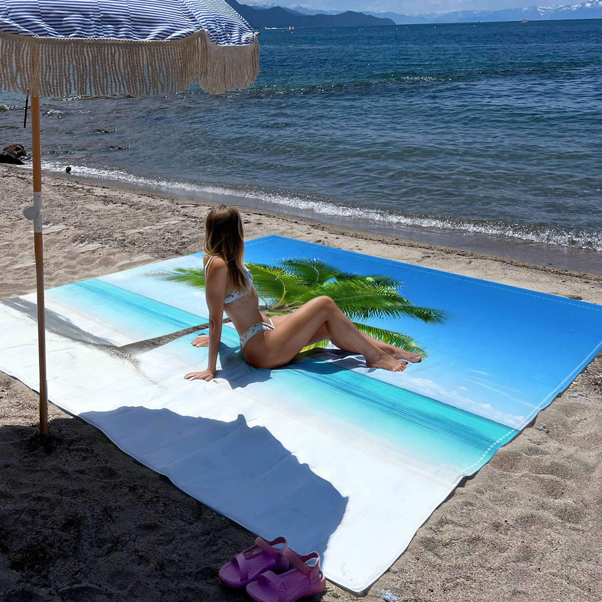 Mandala Design Strandmatte Brehn