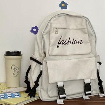 Trendige Canvas-Rucksack Brehn