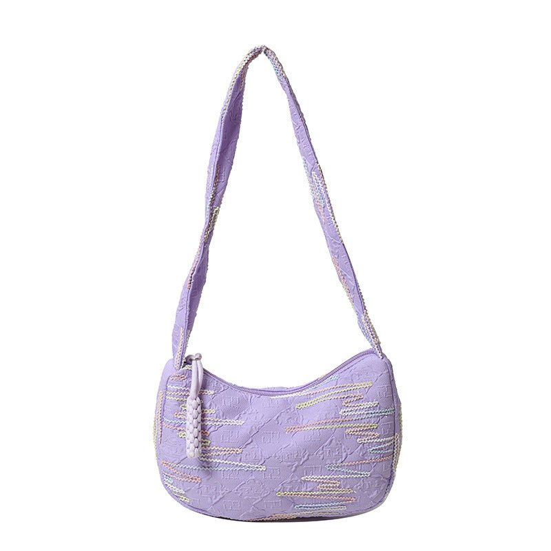WoTextured Fabric Schultertasche Brehn