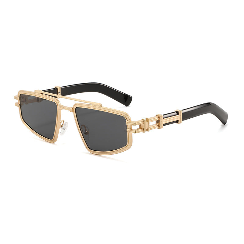Damen Designer-Sonnenbrille mit filigranem Metallrahmen und polarisierten Gläsern Brehn