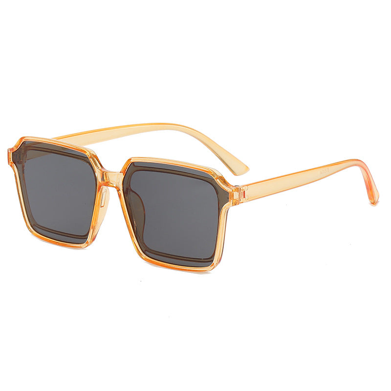 Damen elegante quadratische Sonnenbrille mit robustem Rahmen Brehn