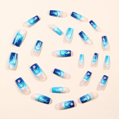Marine-Themed Gel-Nagelkunst Designs Brehn