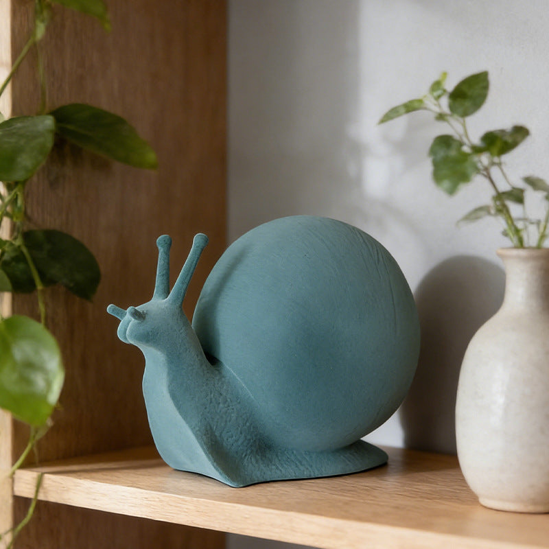 Launische Schnecke Dekorative Skulptur