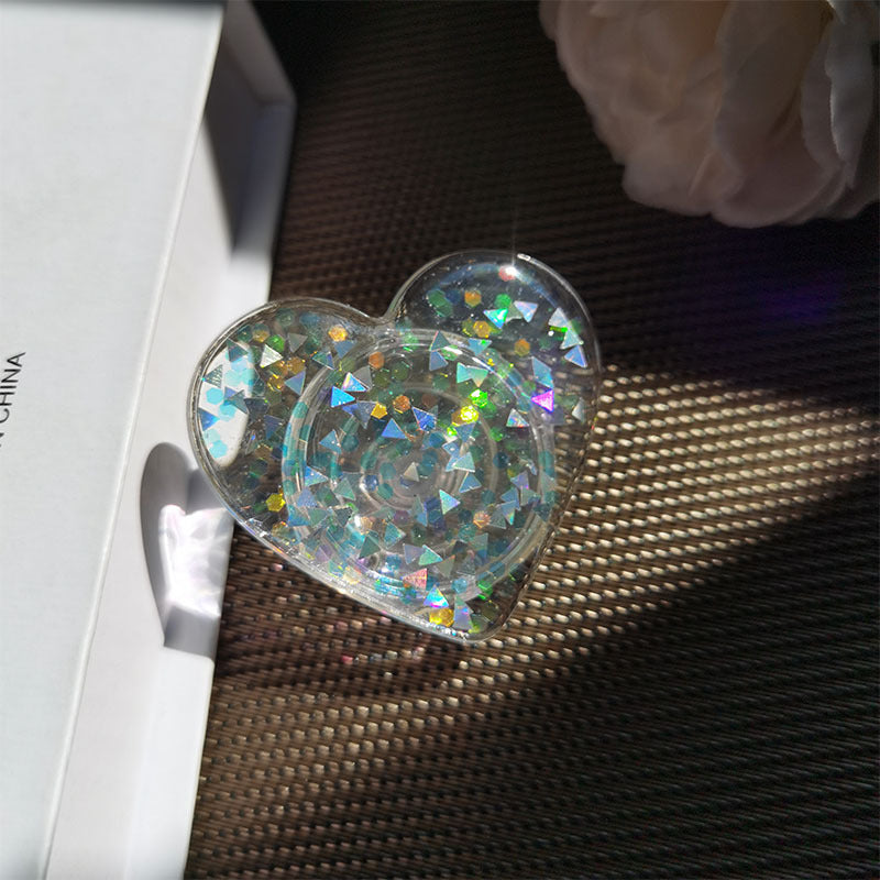 Glitzernder Herzförmiger Handy-Ständer Brehn