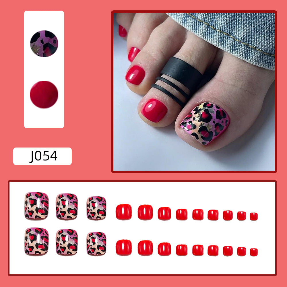 Fußnagelkunst mit Modernem Leoparden-Design Brehn