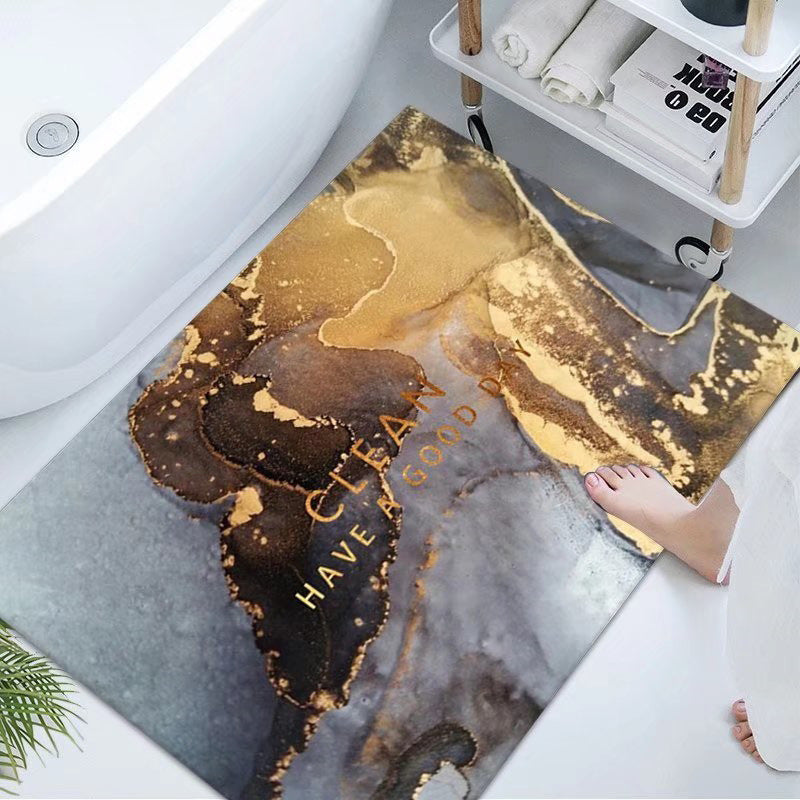 Luxuriöse Marmor Design Badematte Brehn