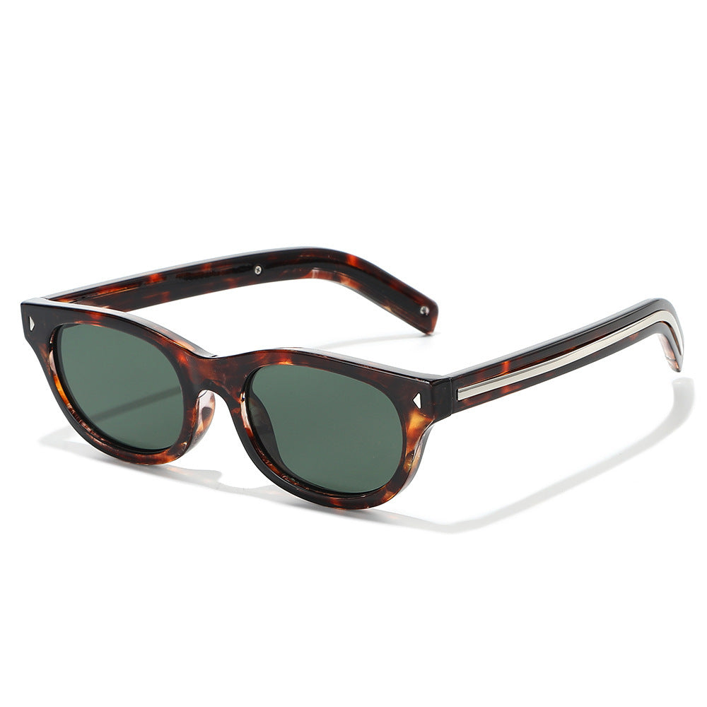 Retro-inspirierte Schildpatt Katzenaugen-Sonnenbrille Brehn