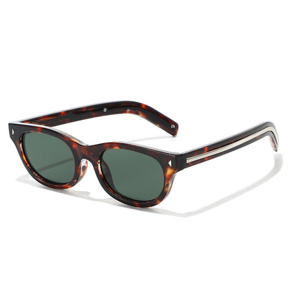 Retro-inspirierte Schildpatt Katzenaugen-Sonnenbrille Brehn