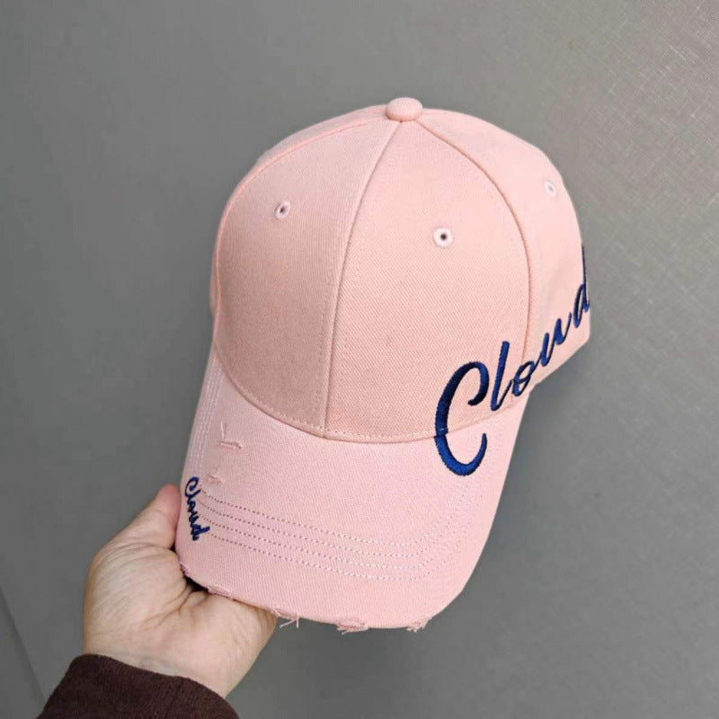 Damen Vintage Baumwoll-Baseballmütze mit Schriftzug Brehn