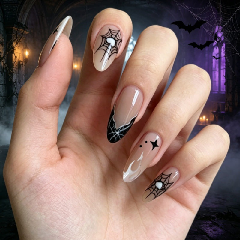 Halloween-Themen Press-On Nagelset Brehn