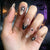 Halloween-Themen Press-On Nagelset Brehn