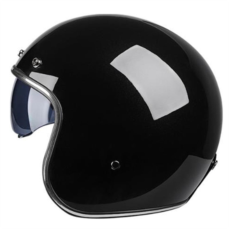Klassischer Jet-Style Motorradhelm Brehn