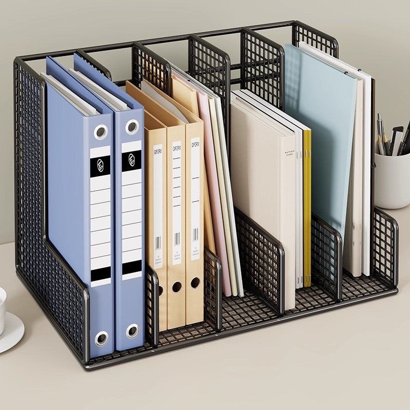 Mesh Grid Desktop-Datei-Organisator mit verstellbaren vertikalen Trennwänden
