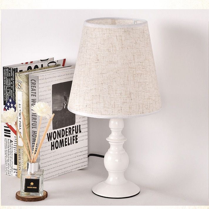 Elegante weiche Stoff Tischlampe