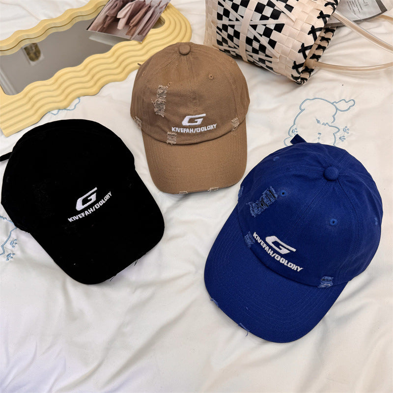 Herren Distressed Casual Baseball Cap Brehn