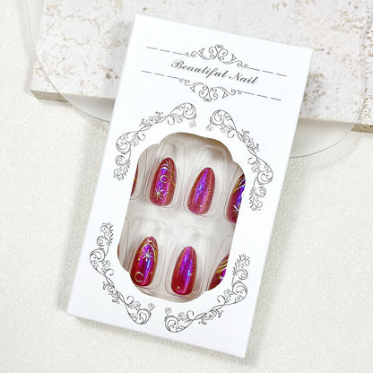 Himmlisches Thema Press-On Nagelset Brehn