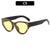 Modische Cat-Eye-Sonnenbrillen mit goldenen Akzenten