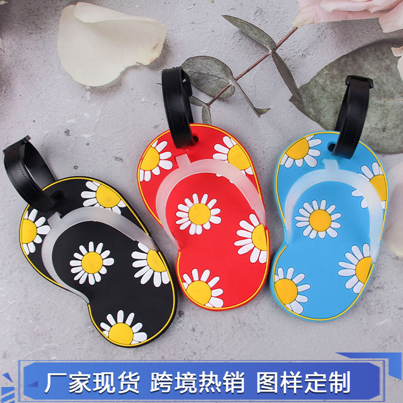 Spaßige Blumen Flip-Flop Gepäckanhänger Brehn