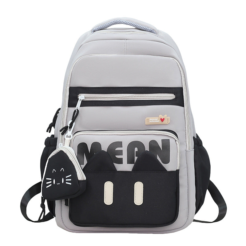 Süßer katzeninspirierter Schulrucksack Brehn