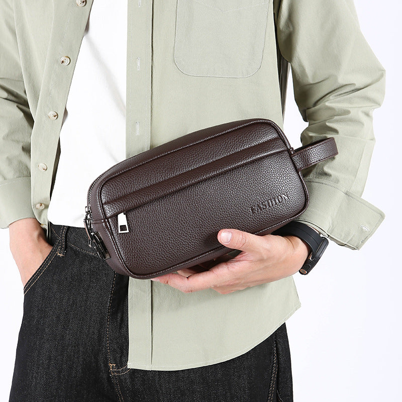 Premium Leder Kulturbeutel Brehn