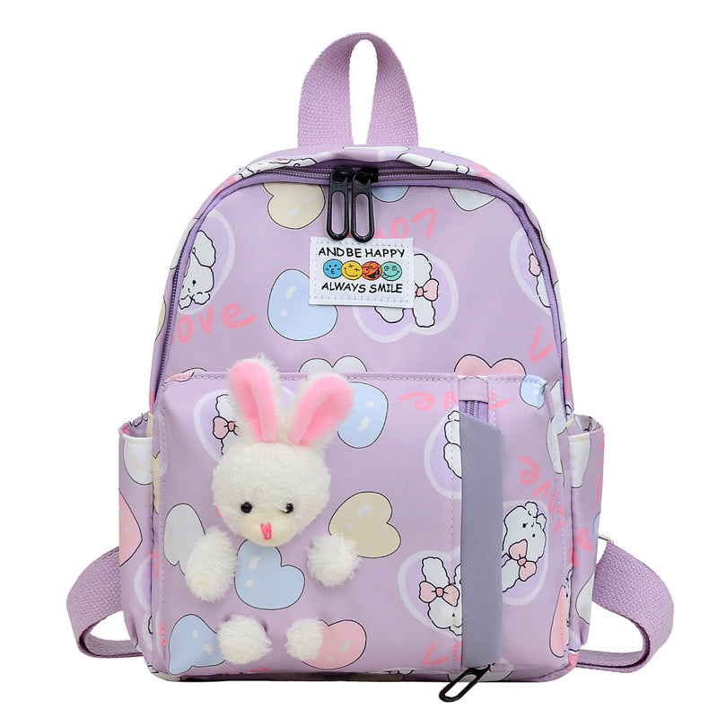 Süßes Plüsch-Hase-Themen Mini-Rucksack Brehn