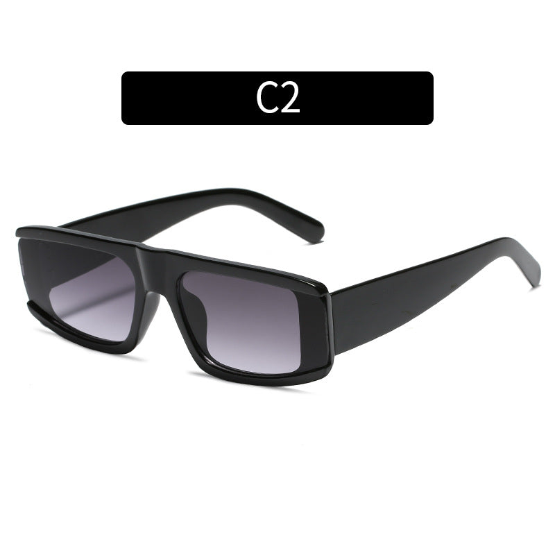 Fette Rechteckige Rahmen Sonnenbrille