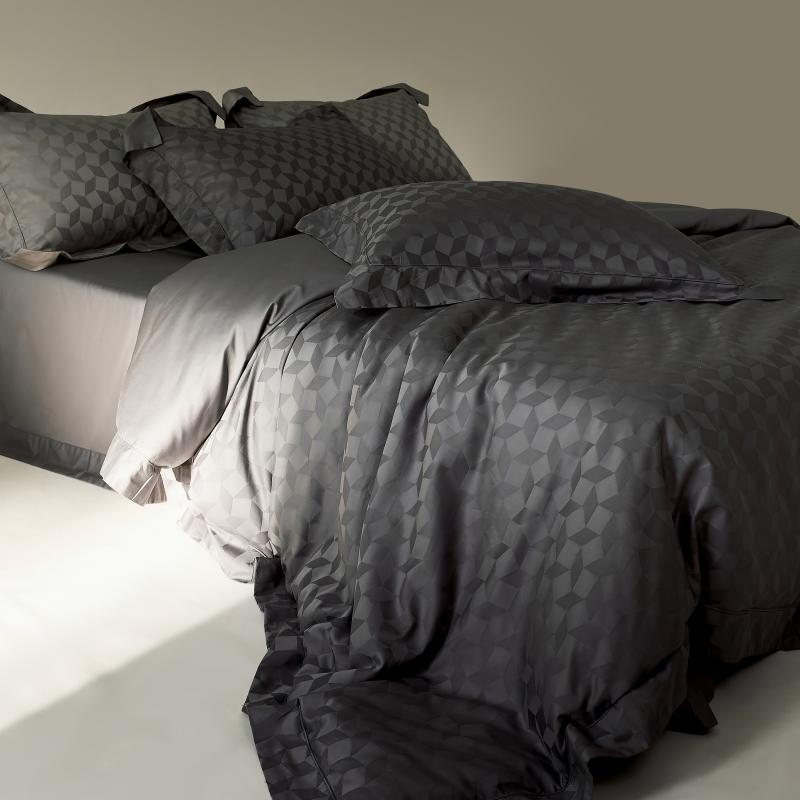 Luxus Jacquard Geometrisches Bettbezug Set