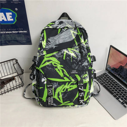 Stylischer Grafikdruck-Rucksack Brehn