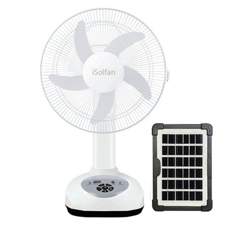 Damen Solarbetriebener Ventilator mit intelligentem Steuerungssystem und USB-Anschluss Brehn