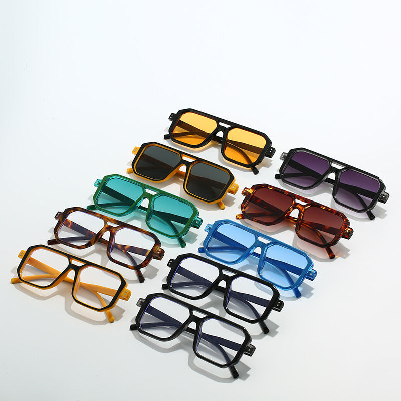 Damen modische Sonnenbrille im modernen achtkantigen Design Brehn