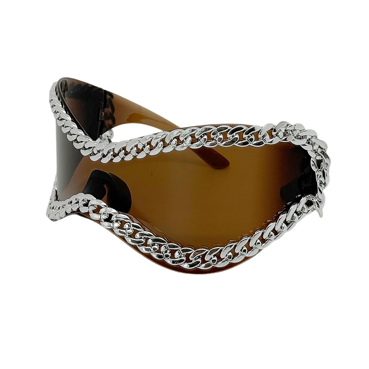Damen modische Sonnenbrille mit Kettenrahmen Brehn