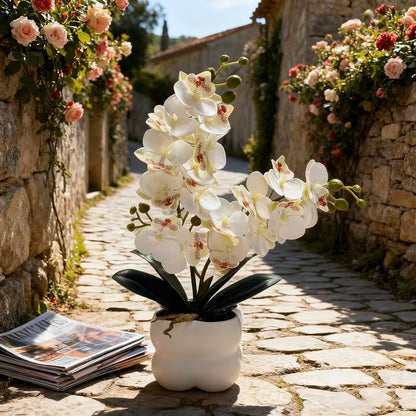 Lebensechte Orchideen Tischmittelstück