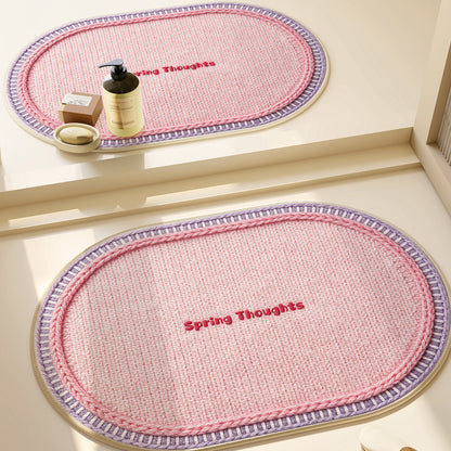 Herz-Muster Badezimmermatte Brehn