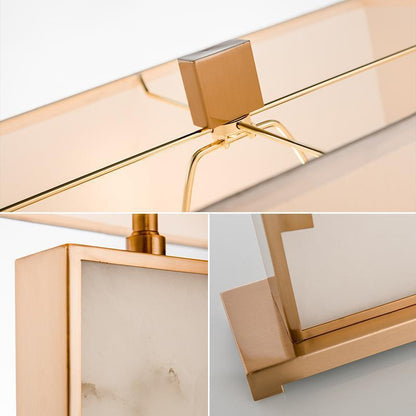 Elegante Tischlampe mit Marmorbasis