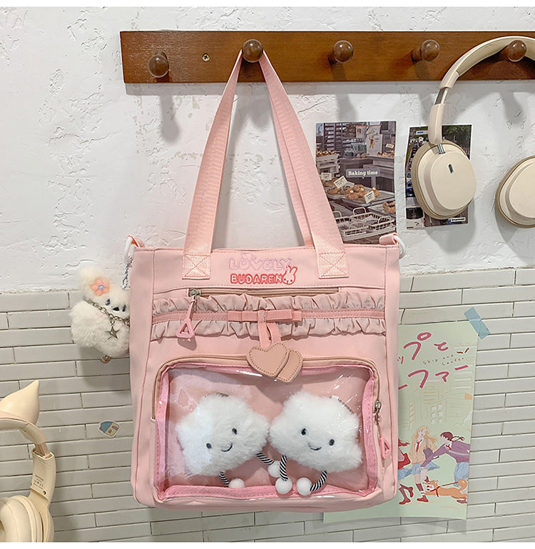 Transparenter Fronttasche Freizeit Rucksack Brehn
