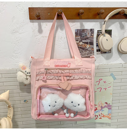 Transparenter Fronttasche Freizeit Rucksack Brehn