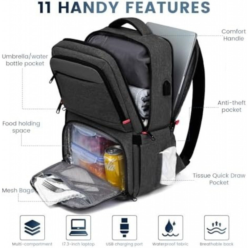 Multifunktionaler Rucksack mit Laptopfach Brehn