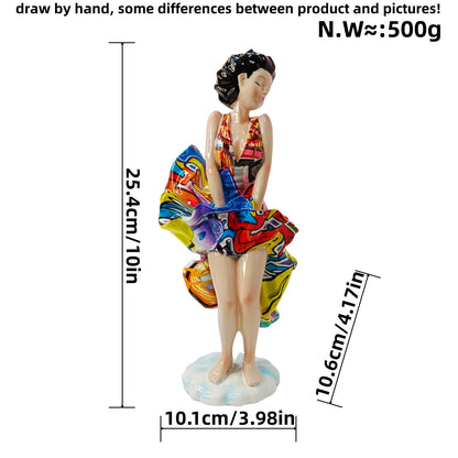 Kunstvolle Figur mit Stranddesign Brehn