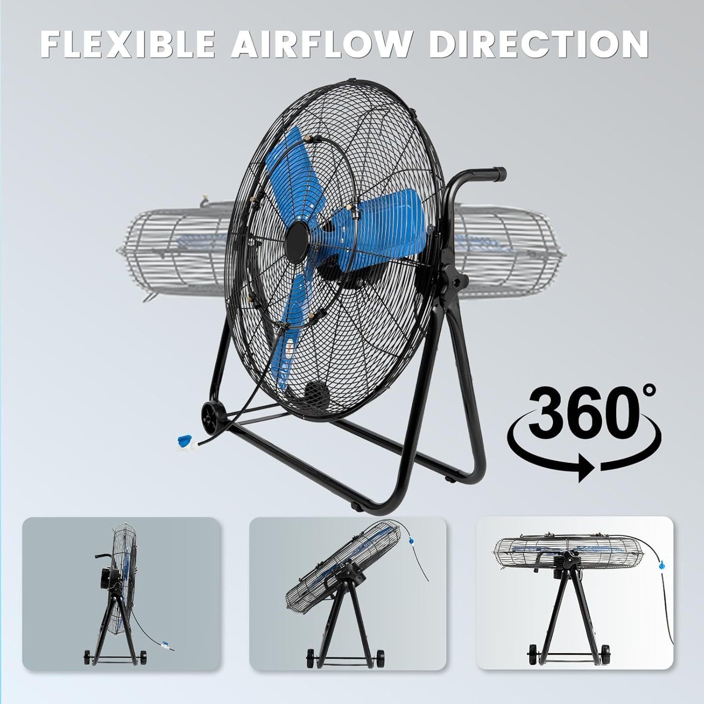 Industrie-Hochleistungsnebelventilator Brehn