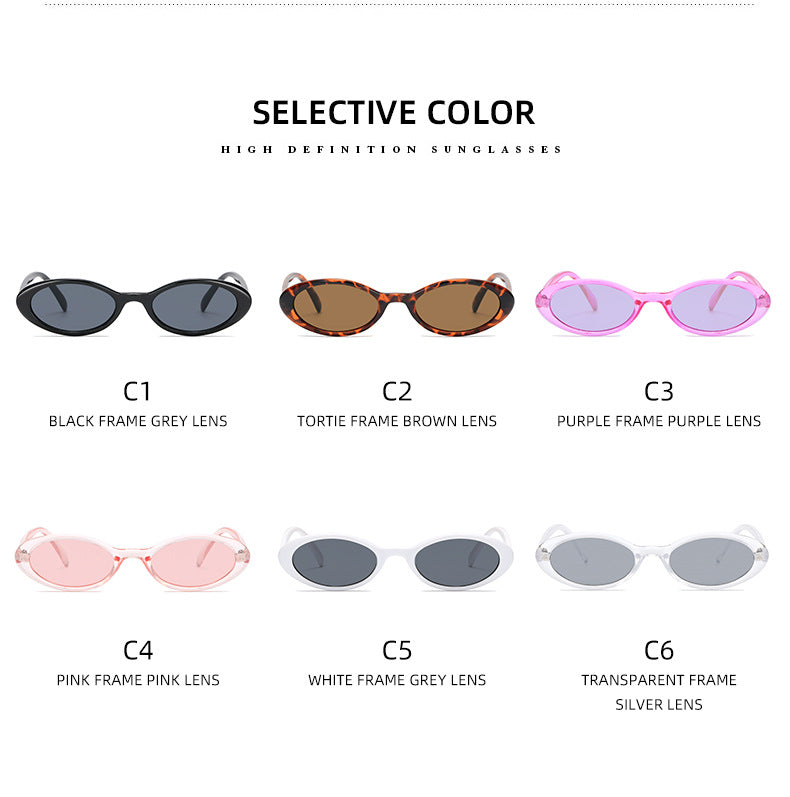 Damen modische Sonnenbrille im zeitgemäßen Ovaldesign Brehn