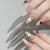 Verspielte Tier-Themen Presse-On Nagelkunst Brehn