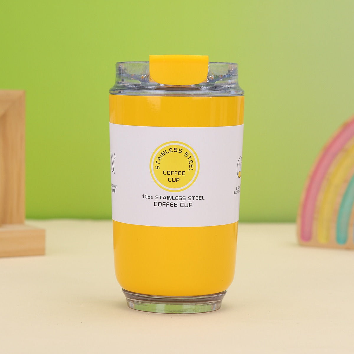 Damen moderner Edelstahl Kaffee-Becher mit isolierender Wirkung Brehn